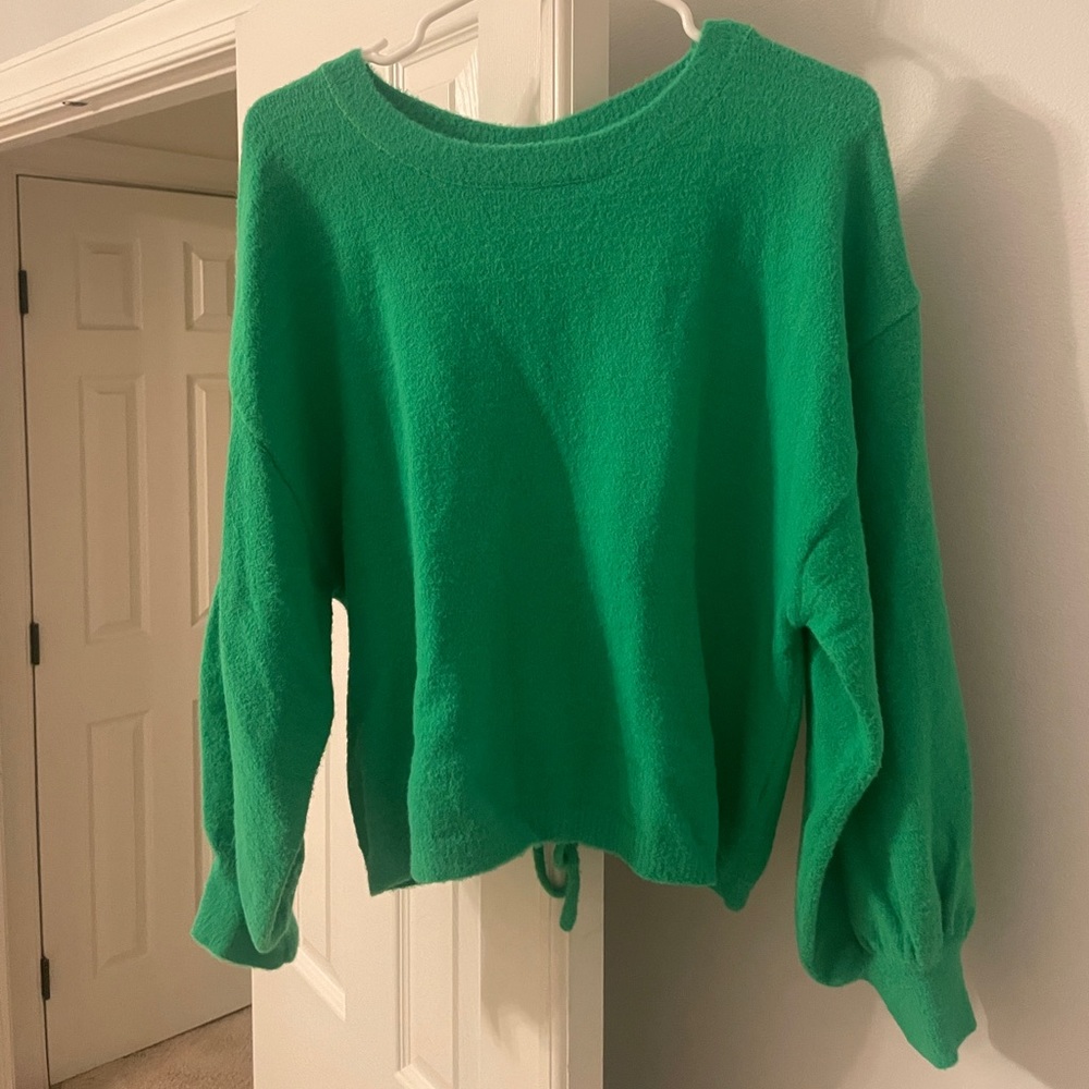 Pants store green sweater - size small